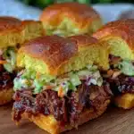 smoky bbq pulled pork sliders - featured image