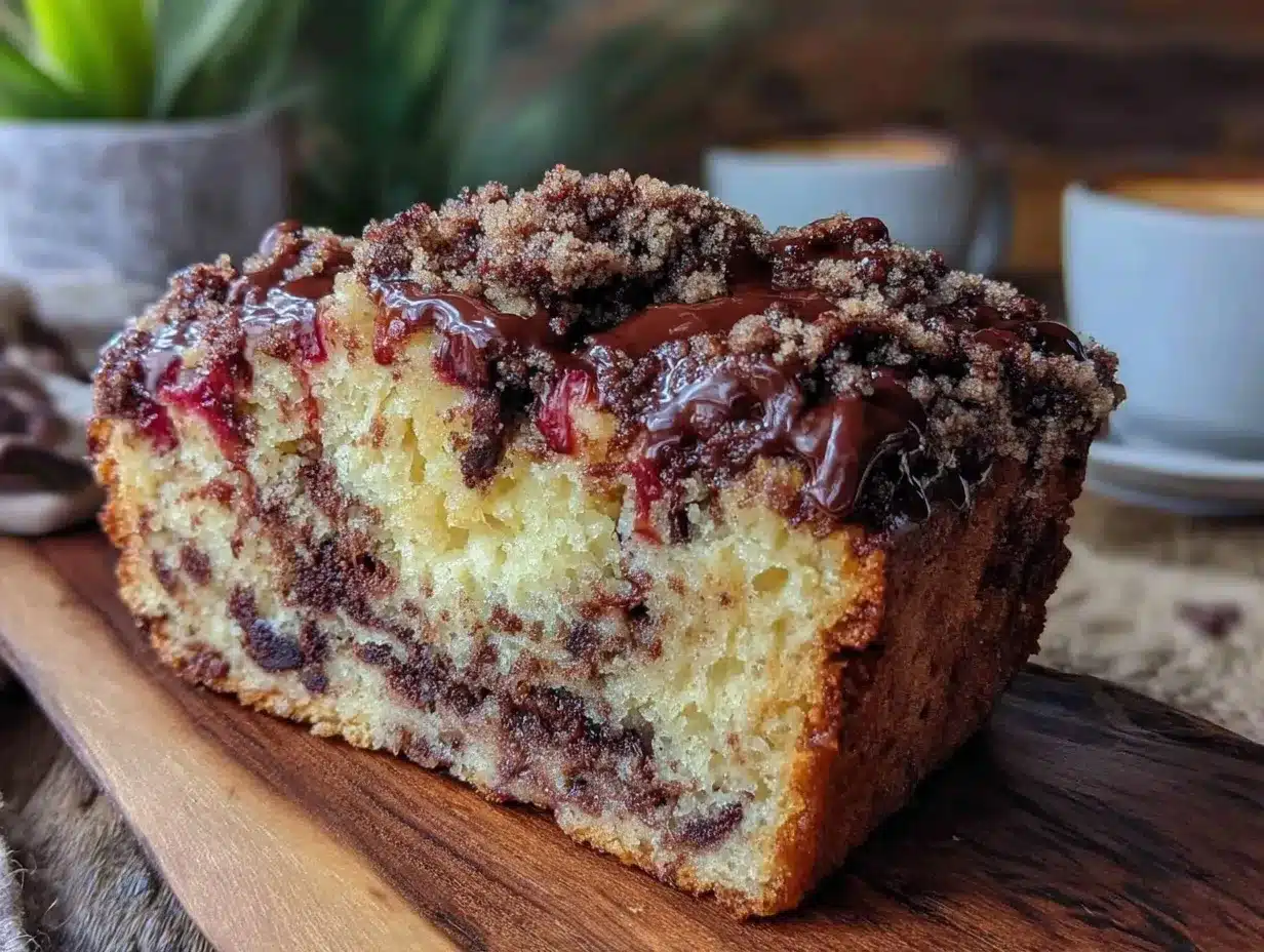 triple chocolate chunk banana bread preparation steps