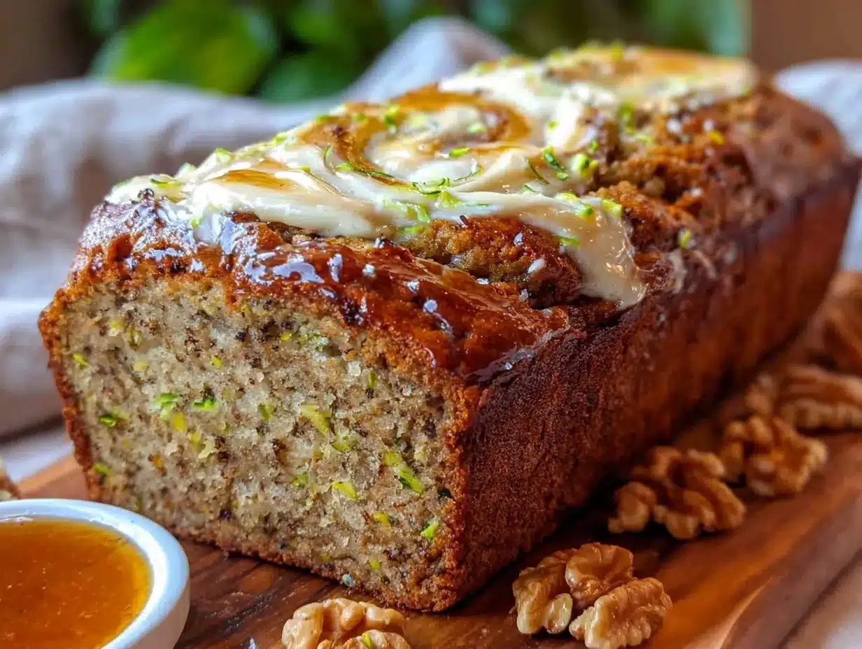 zucchini banana bread preparation steps