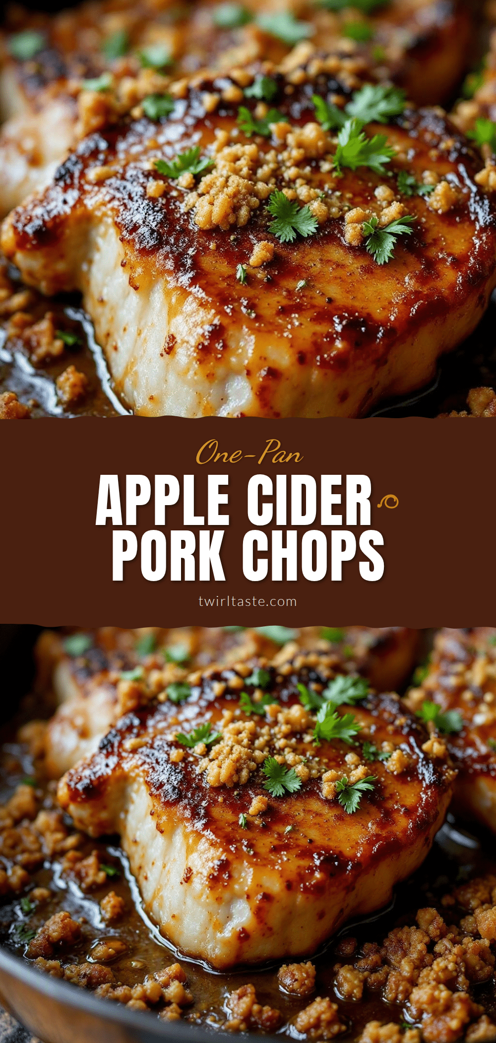 apple cider braised pork chops recipe