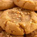 brown butter pumpkin snickerdoodle cookies - featured image