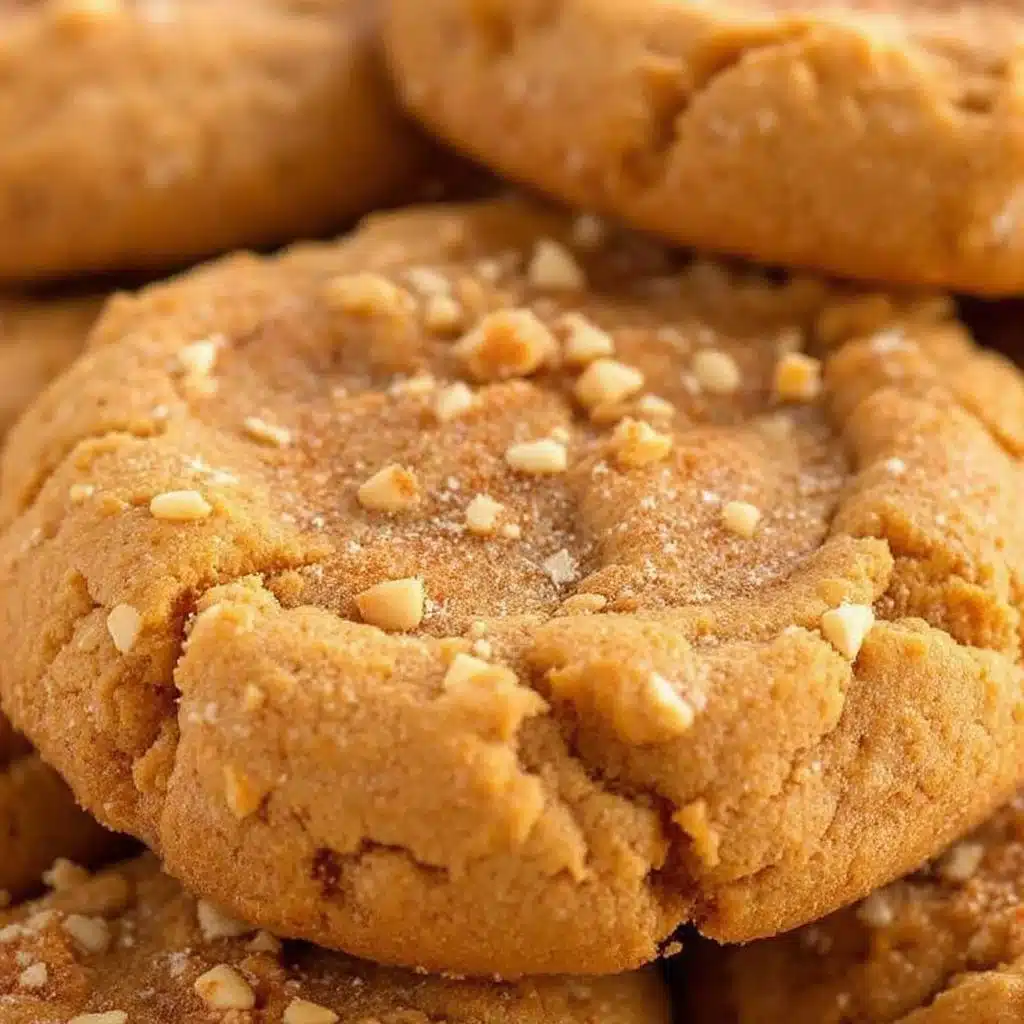brown butter pumpkin snickerdoodle cookies - featured image