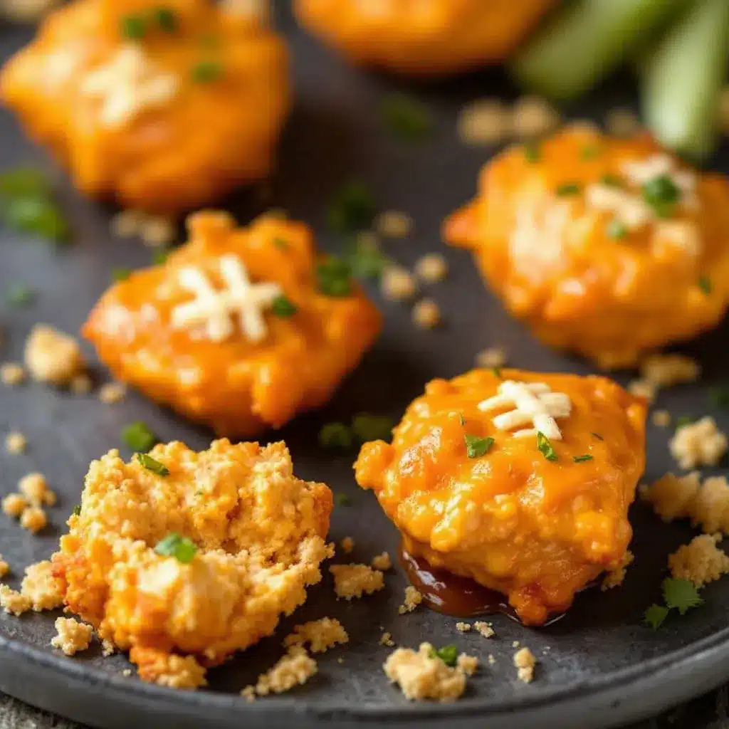 buffalo chicken dip bites preparation steps