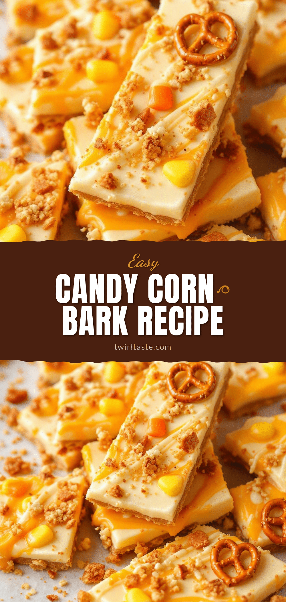 candy corn bark recipe