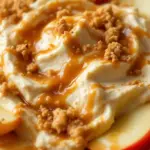 caramel apple cheesecake dip - featured image