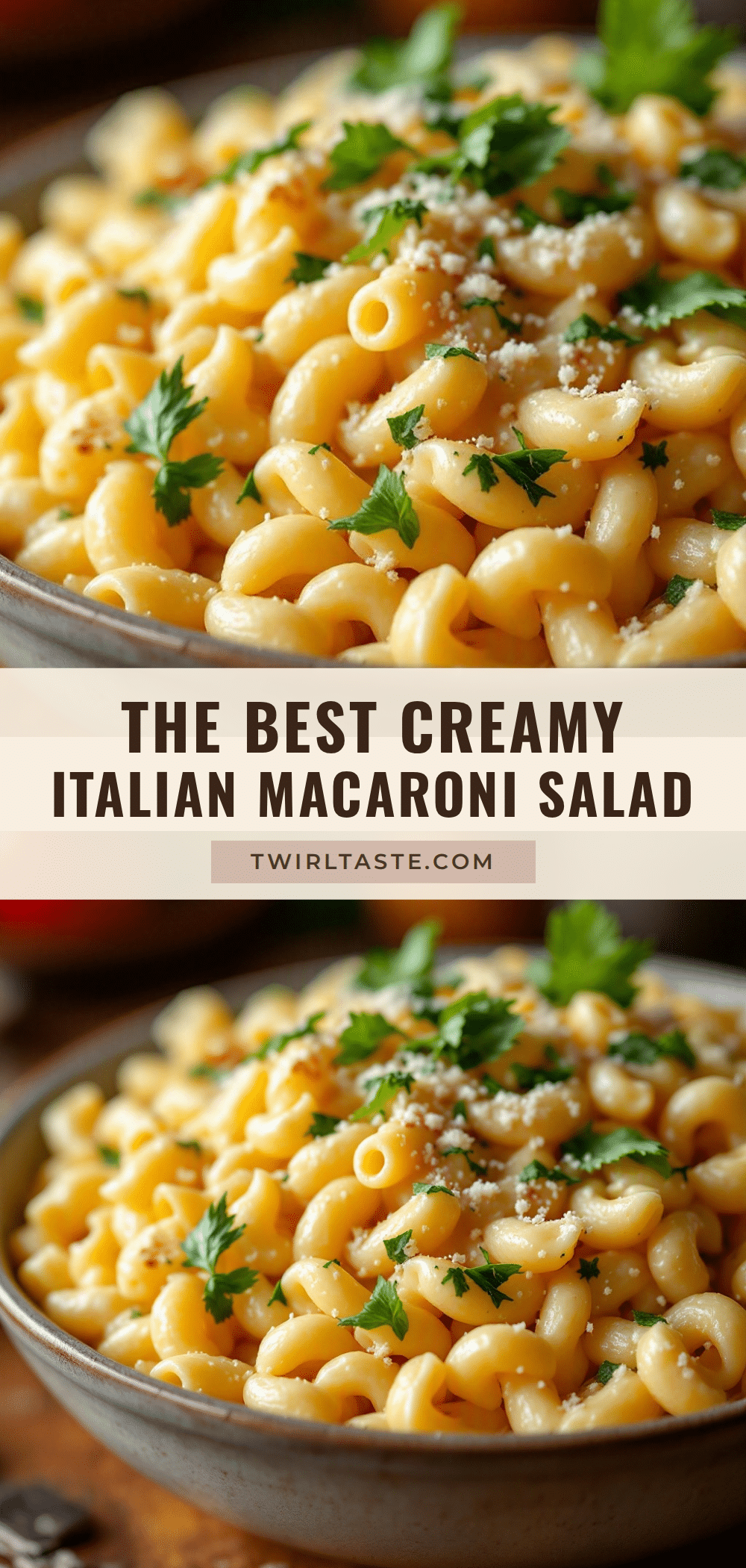 classic macaroni pasta salad with italian dressing recipe