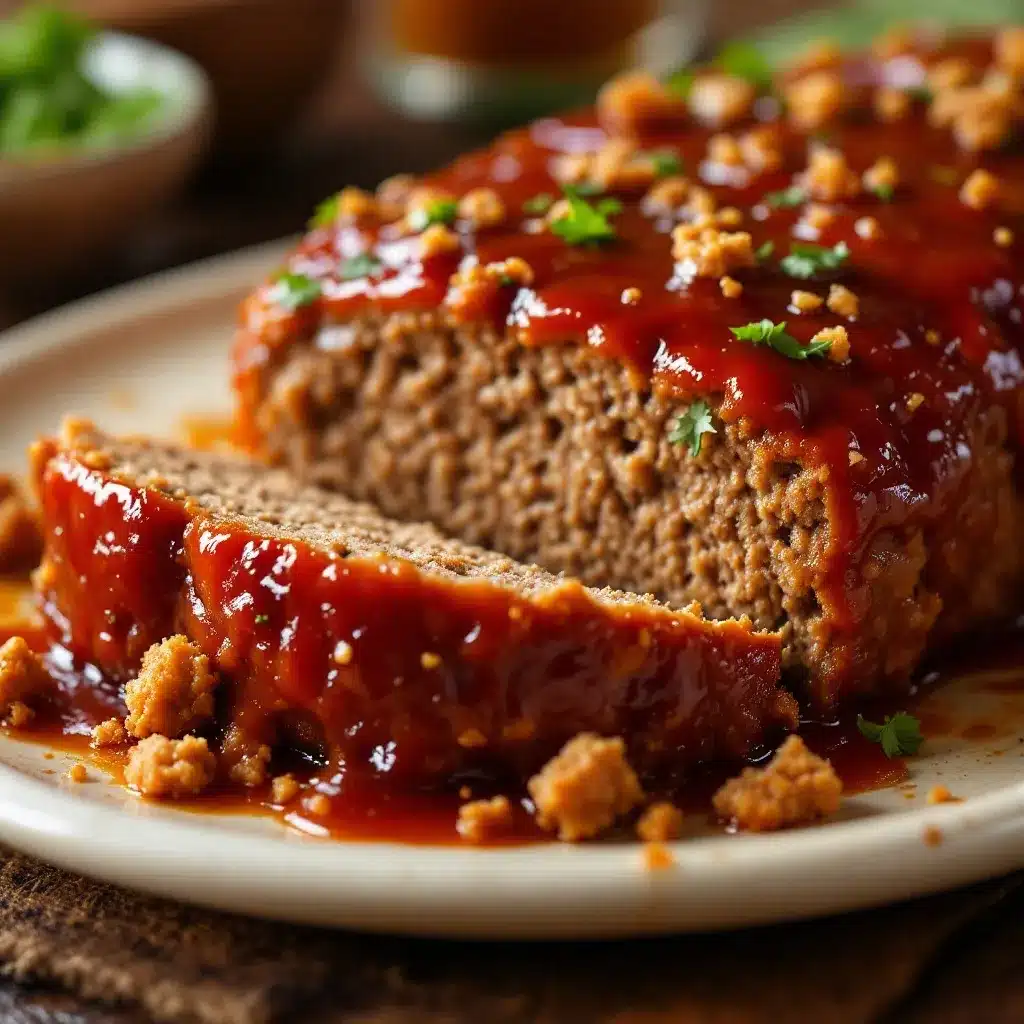 classic meatloaf with brown sugar glaze preparation steps