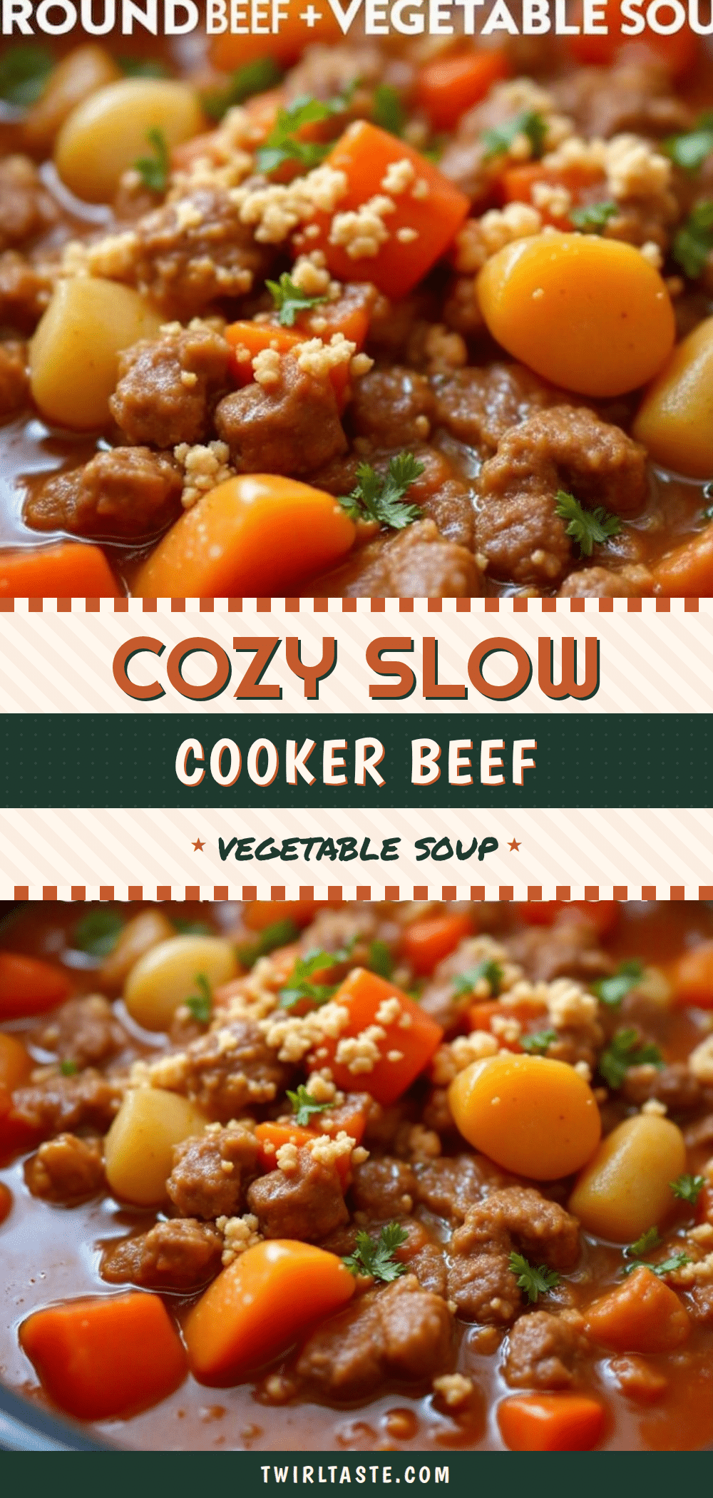 cozy slow cooker beef vegetable soup recipe