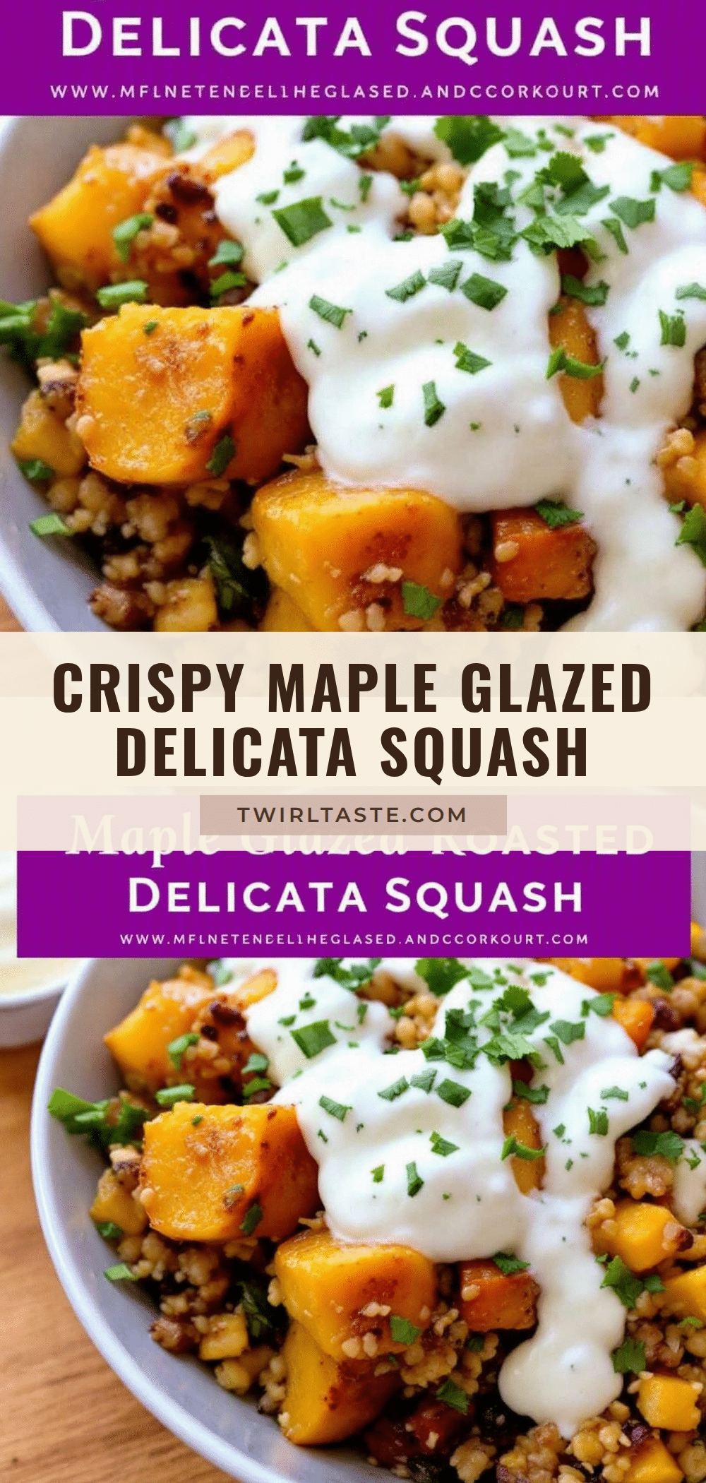 crispy maple glazed roasted delicata squash recipe