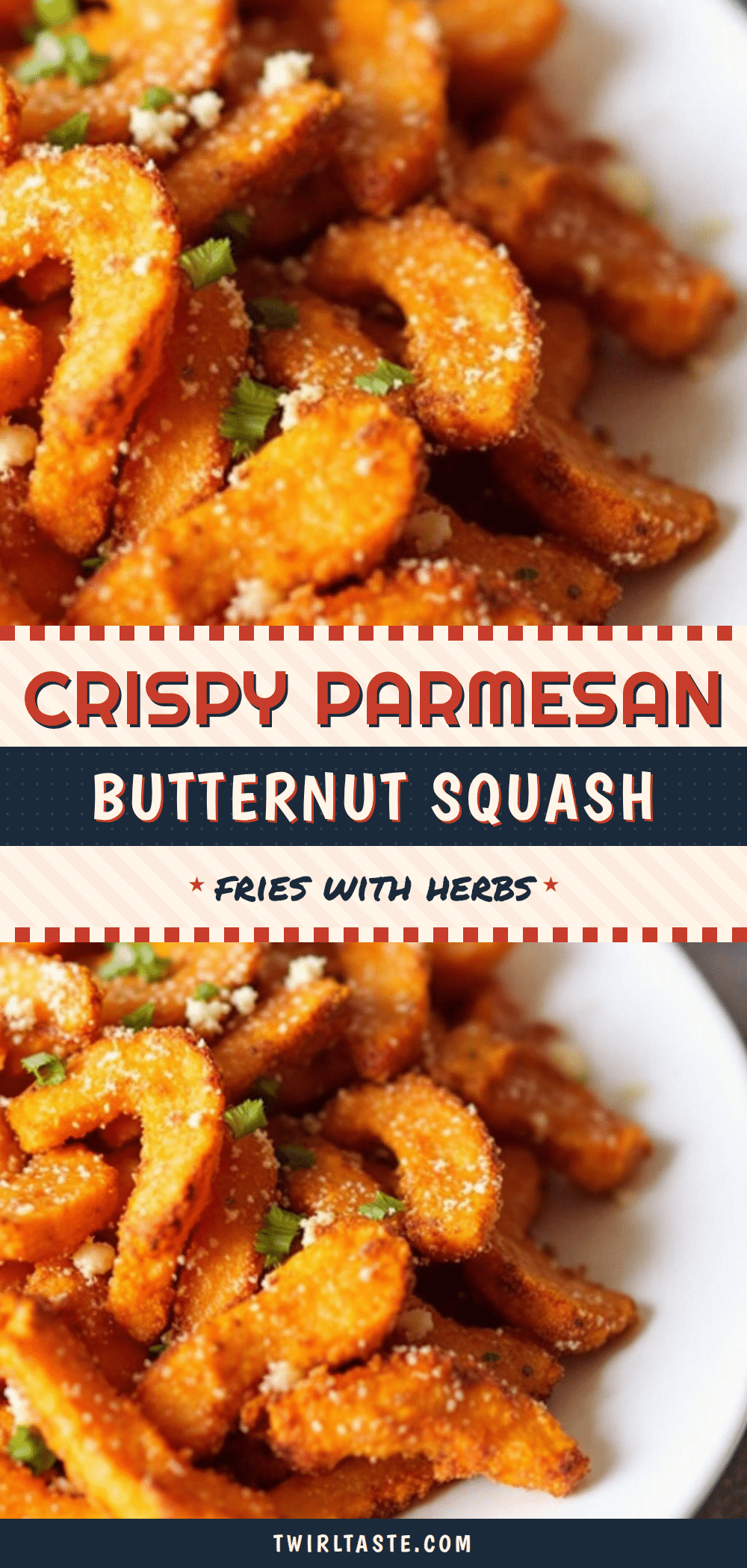 Crispy Parmesan Butternut Squash Fries recipe