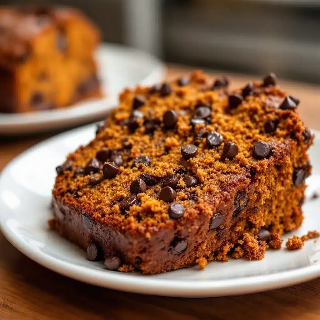 Easy One-Bowl Chocolate Chip Pumpkin Bread preparation steps