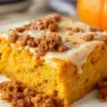 easy pumpkin dump cake with yellow cake mix - featured image