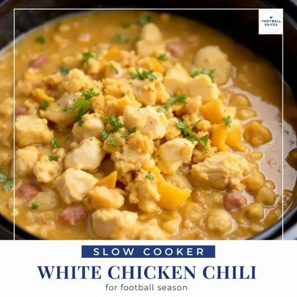 easy slow cooker white chicken chili preparation steps