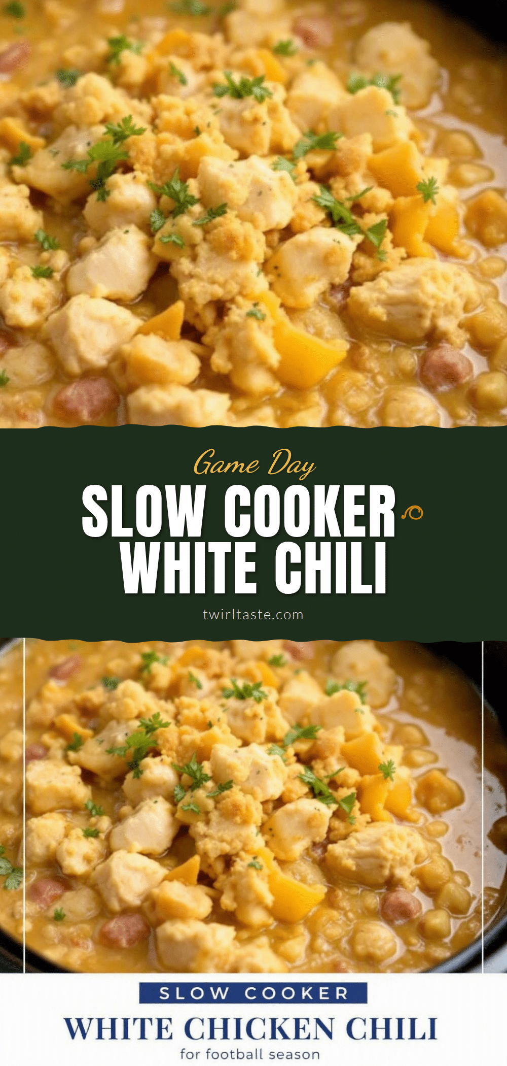 easy slow cooker white chicken chili recipe