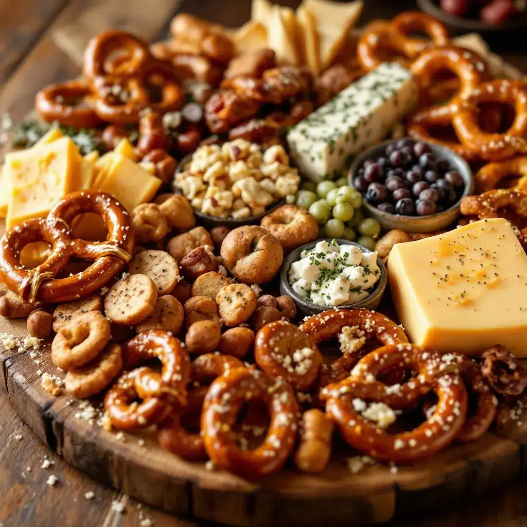 football charcuterie board preparation steps
