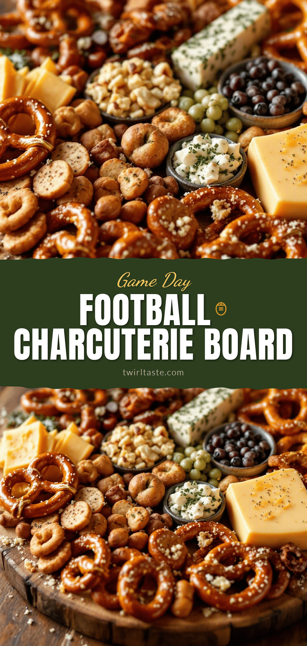 football charcuterie board recipe