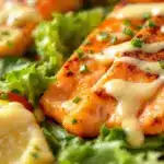 grilled salmon with lemon garlic butter - featured image