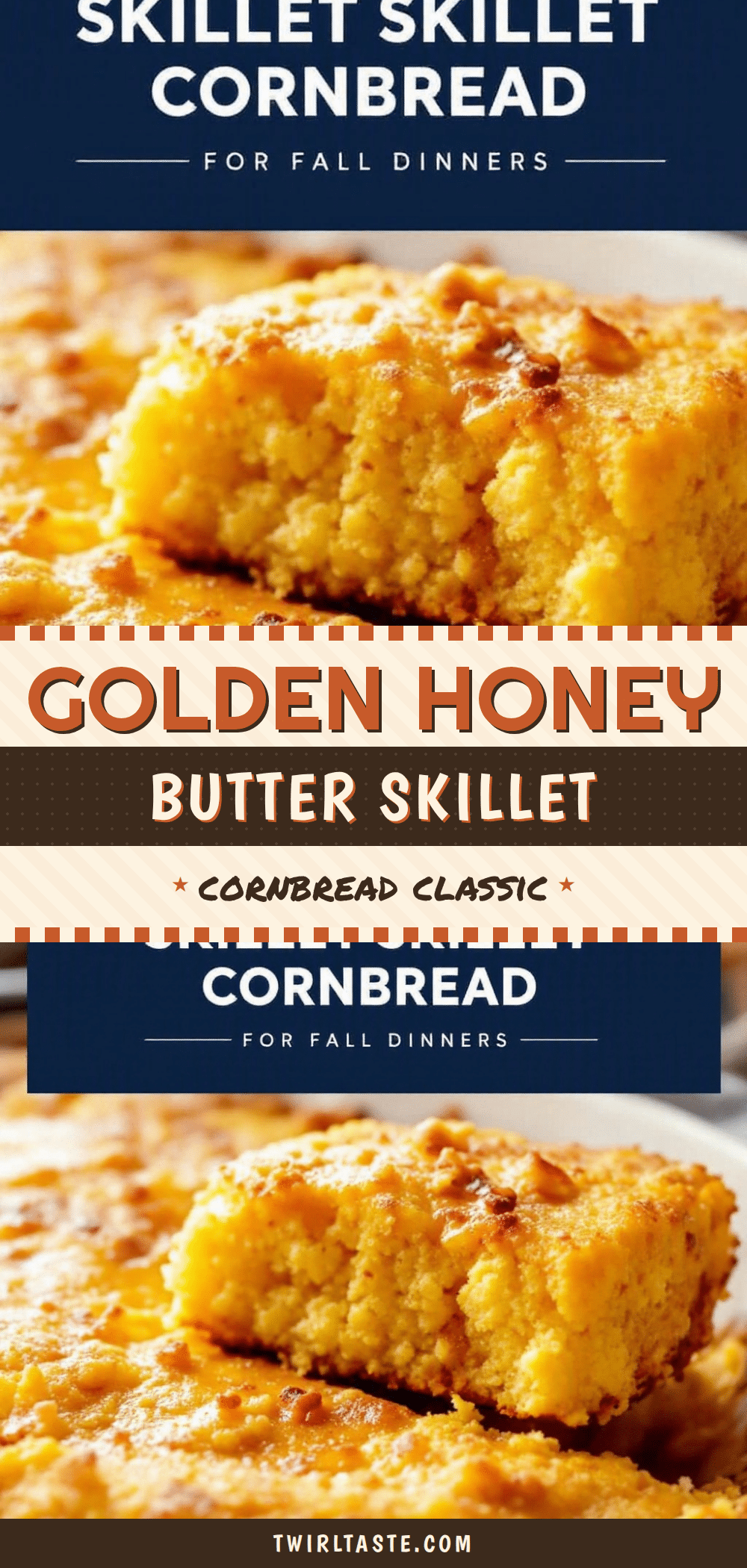 honey butter skillet cornbread recipe