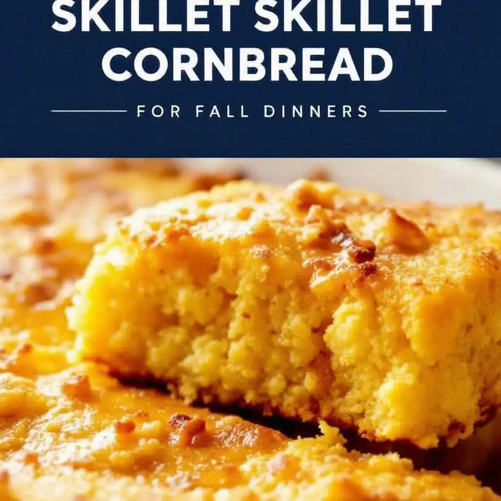 honey butter skillet cornbread - featured image