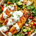 meal prep chicken and rice bowls - featured image