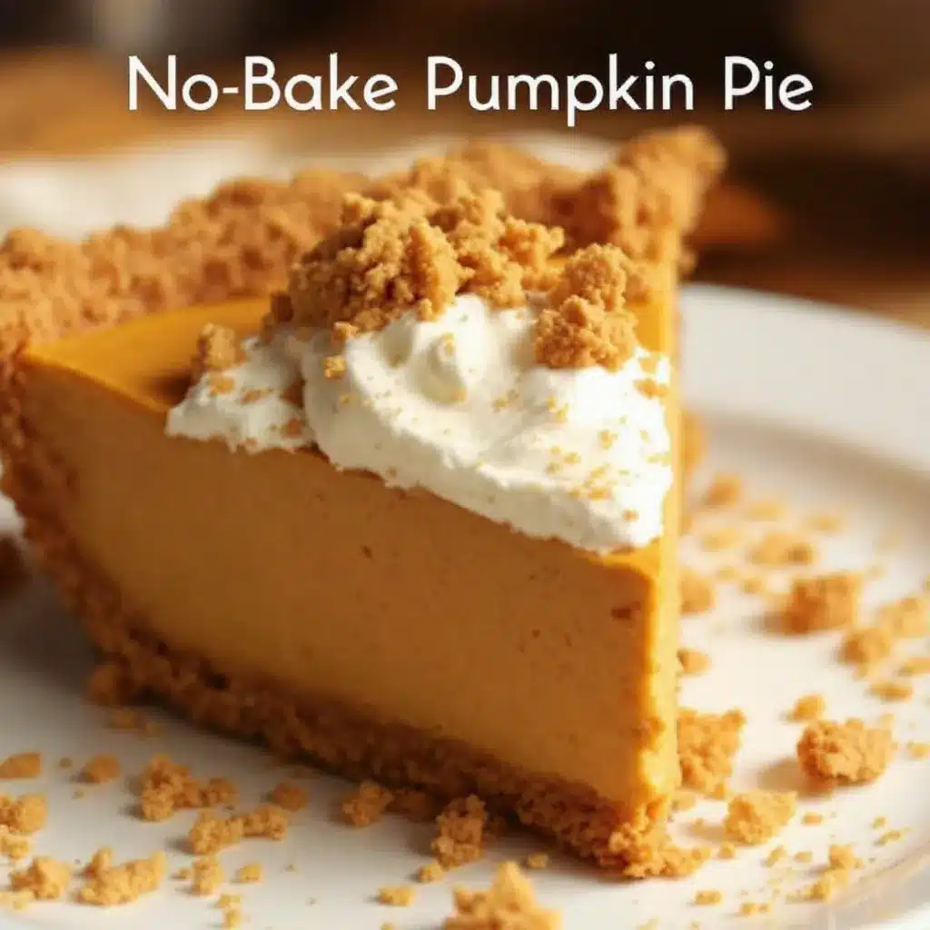 no-bake pumpkin pie preparation steps