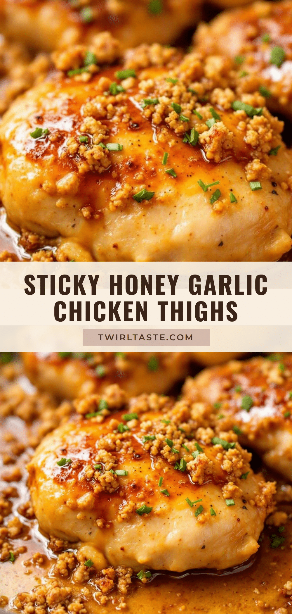 one-pan honey garlic chicken thighs recipe