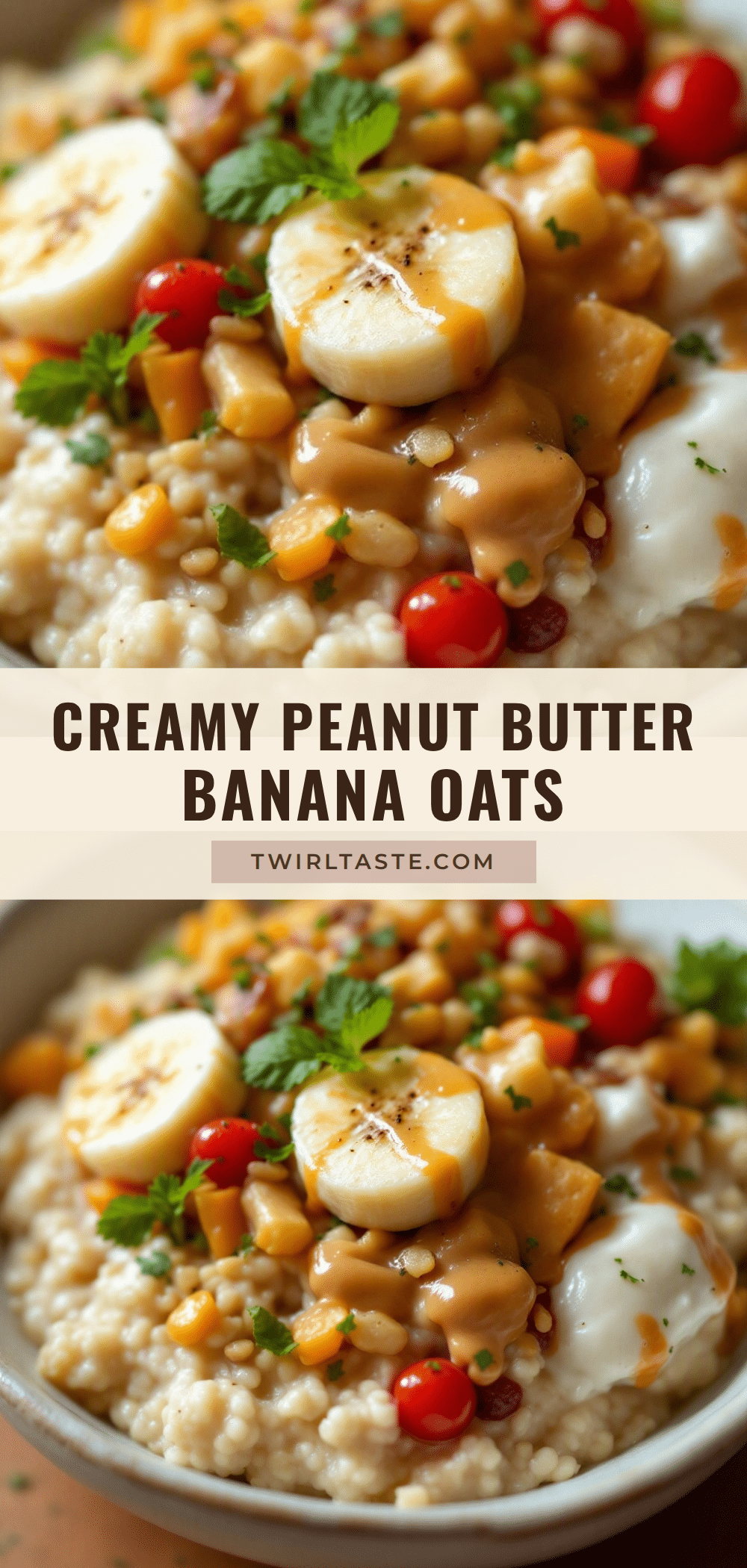 peanut butter banana overnight oats recipe