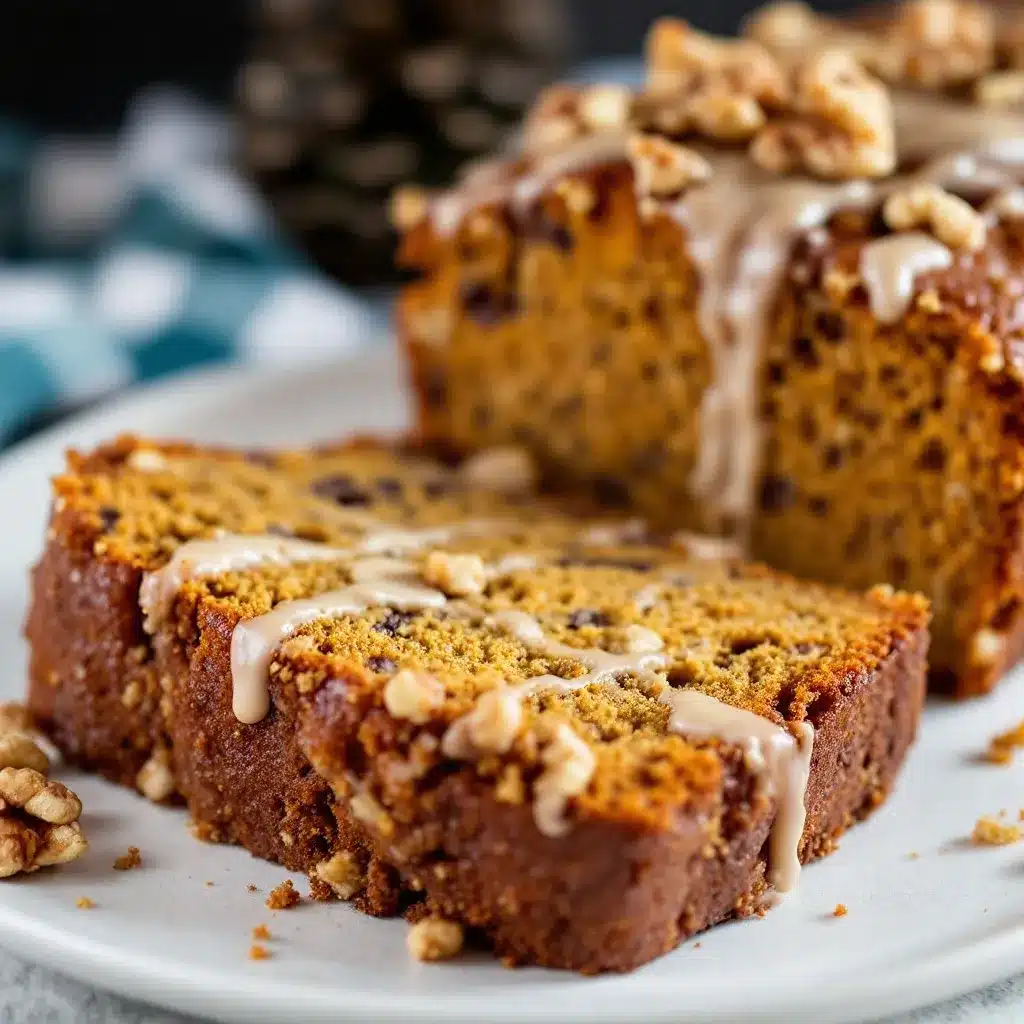 pumpkin banana bread with walnuts preparation steps