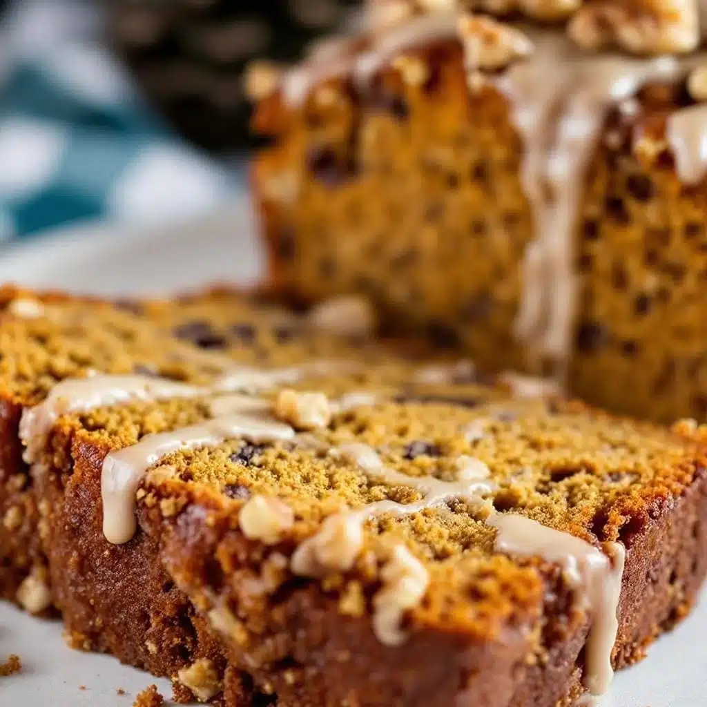 pumpkin banana bread with walnuts - featured image