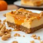 pumpkin cheesecake bars - featured image