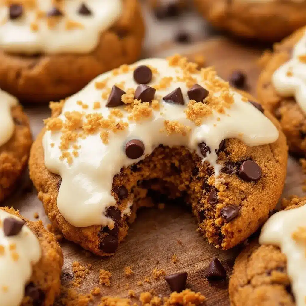 pumpkin cookies with cream cheese icing preparation steps