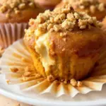 pumpkin cream cheese muffins - featured image