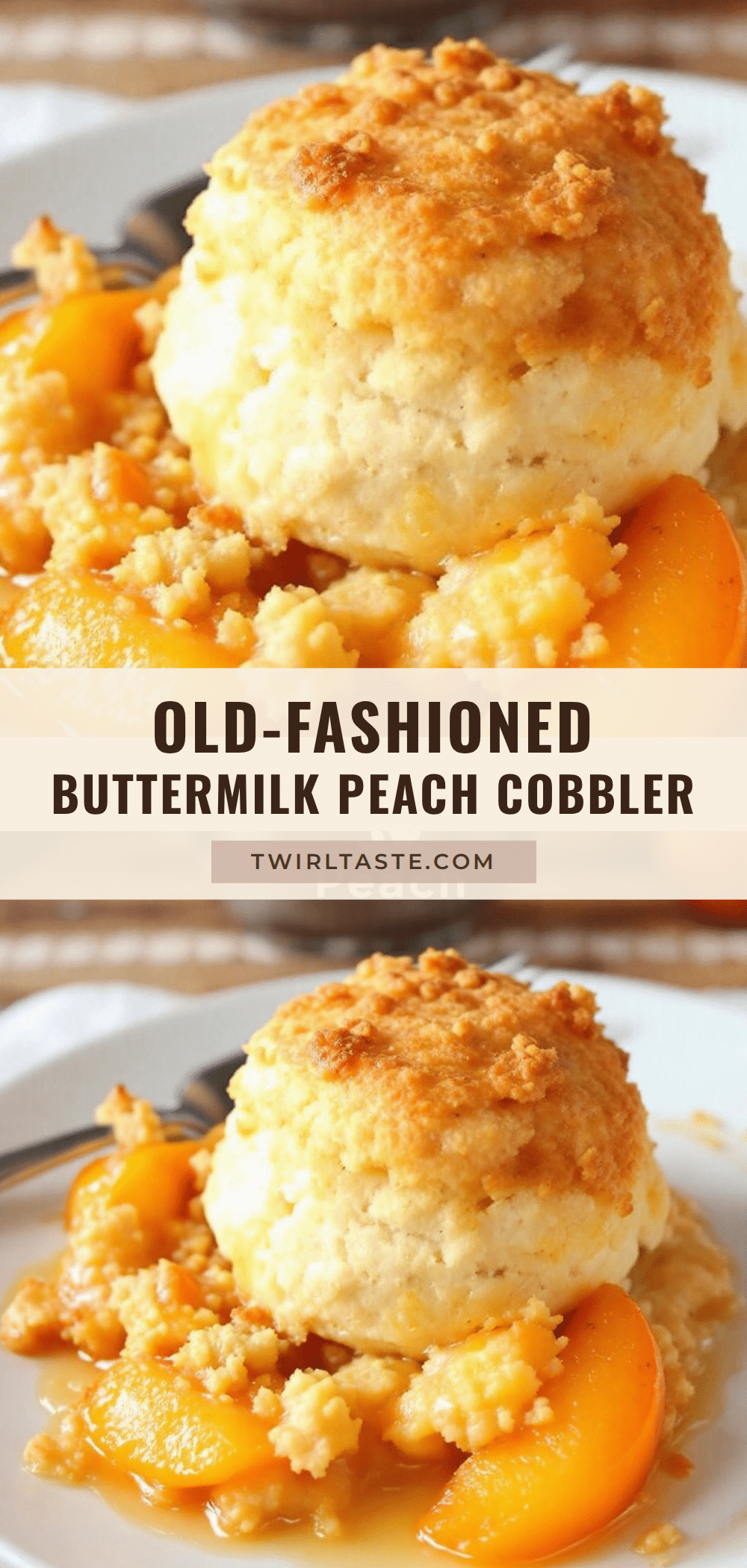 Southern Peach Cobbler recipe