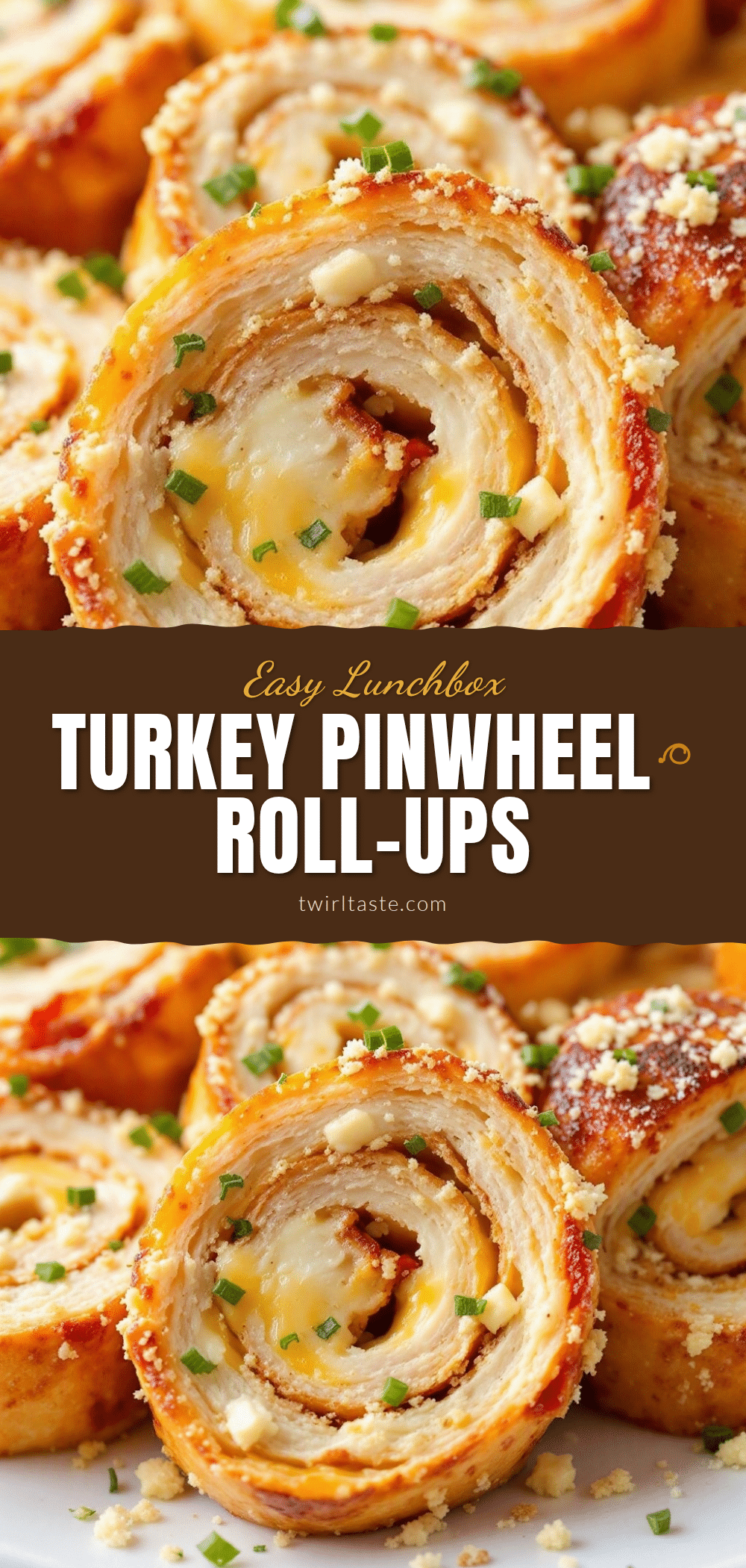 turkey and cheese pinwheel roll-ups recipe