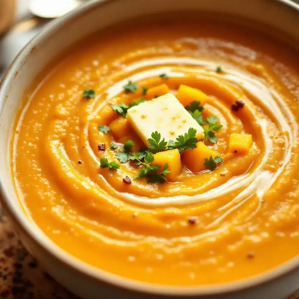 30-minute butternut squash soup preparation steps