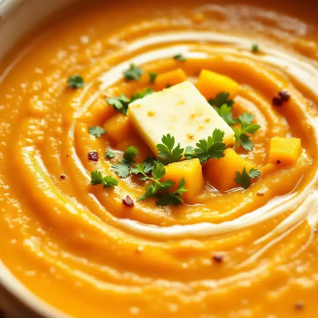 30-minute butternut squash soup - featured image