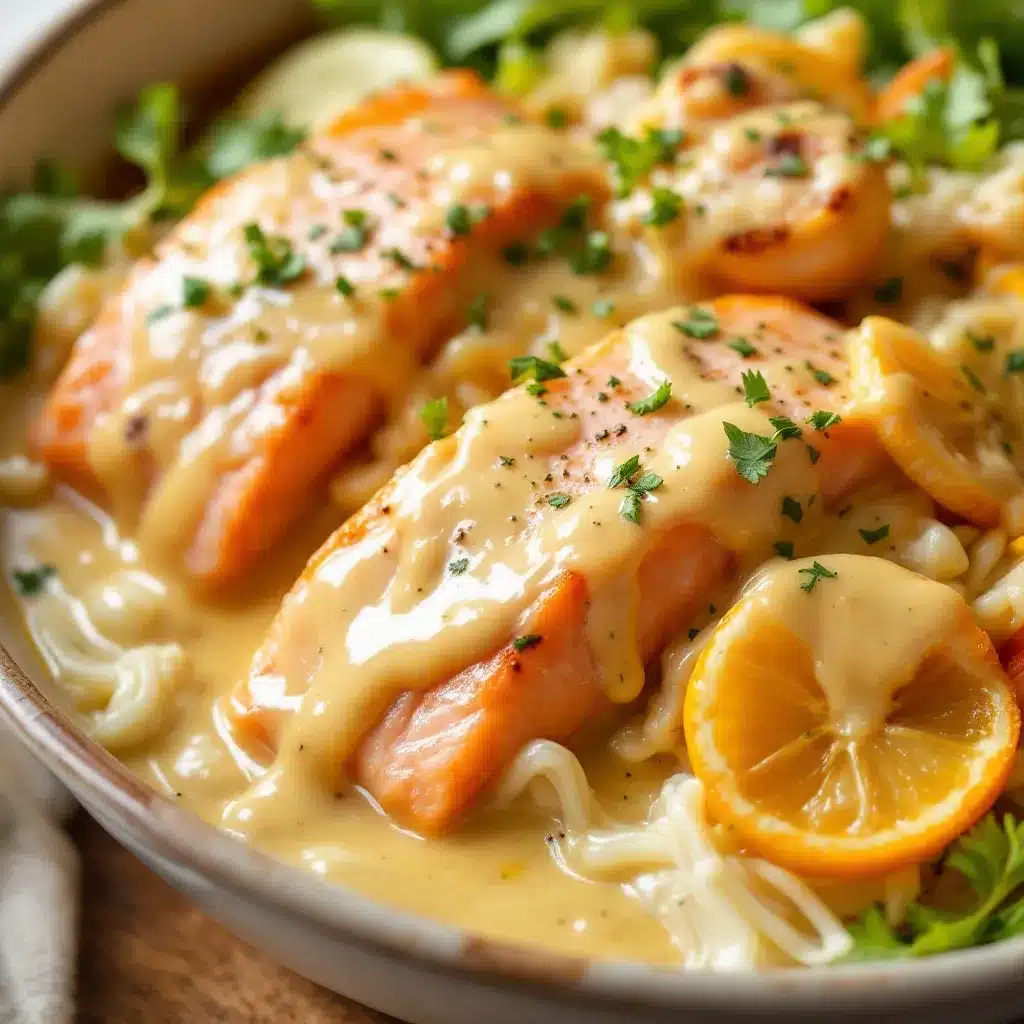 30-Minute Creamy Garlic Butter Salmon preparation steps