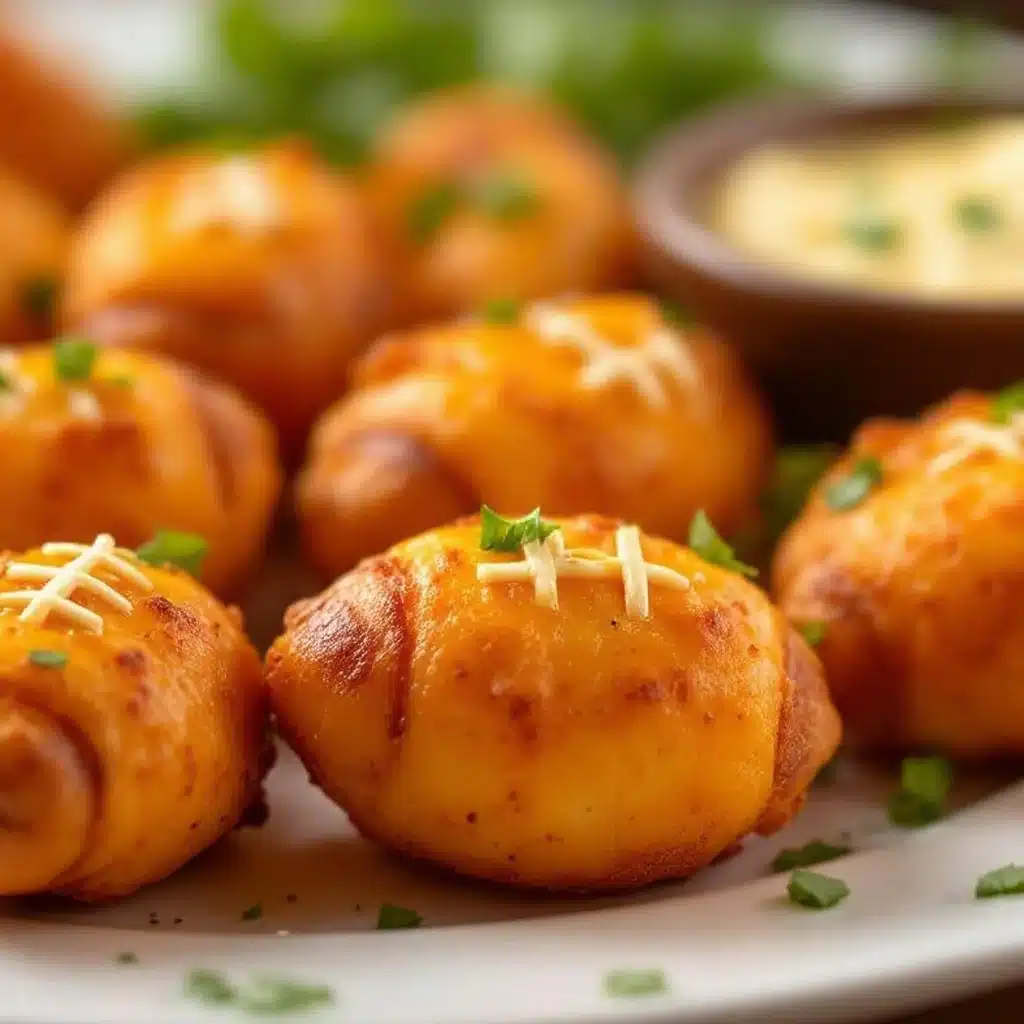 air fryer football cheese bites - featured image