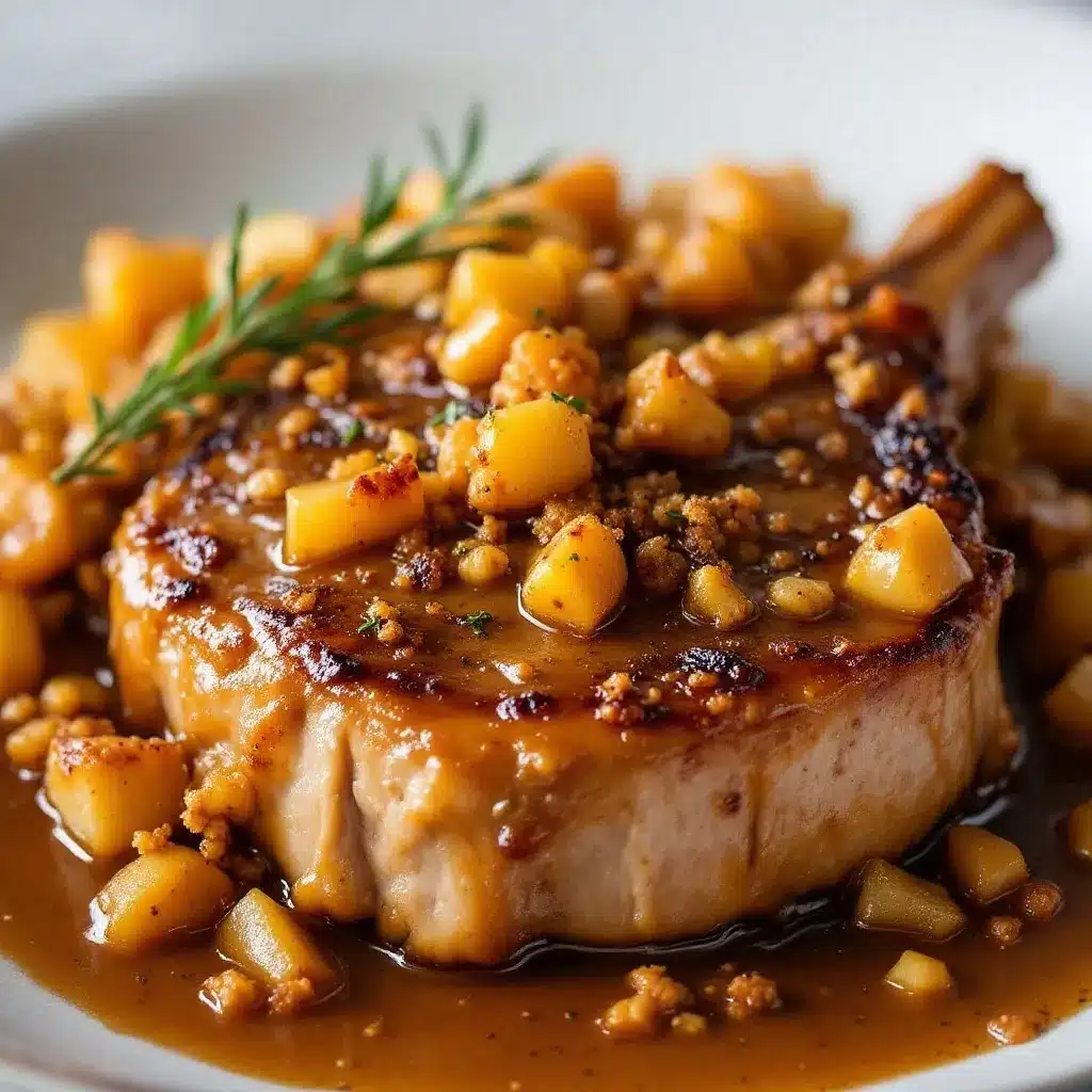 apple cider braised pork chops preparation steps
