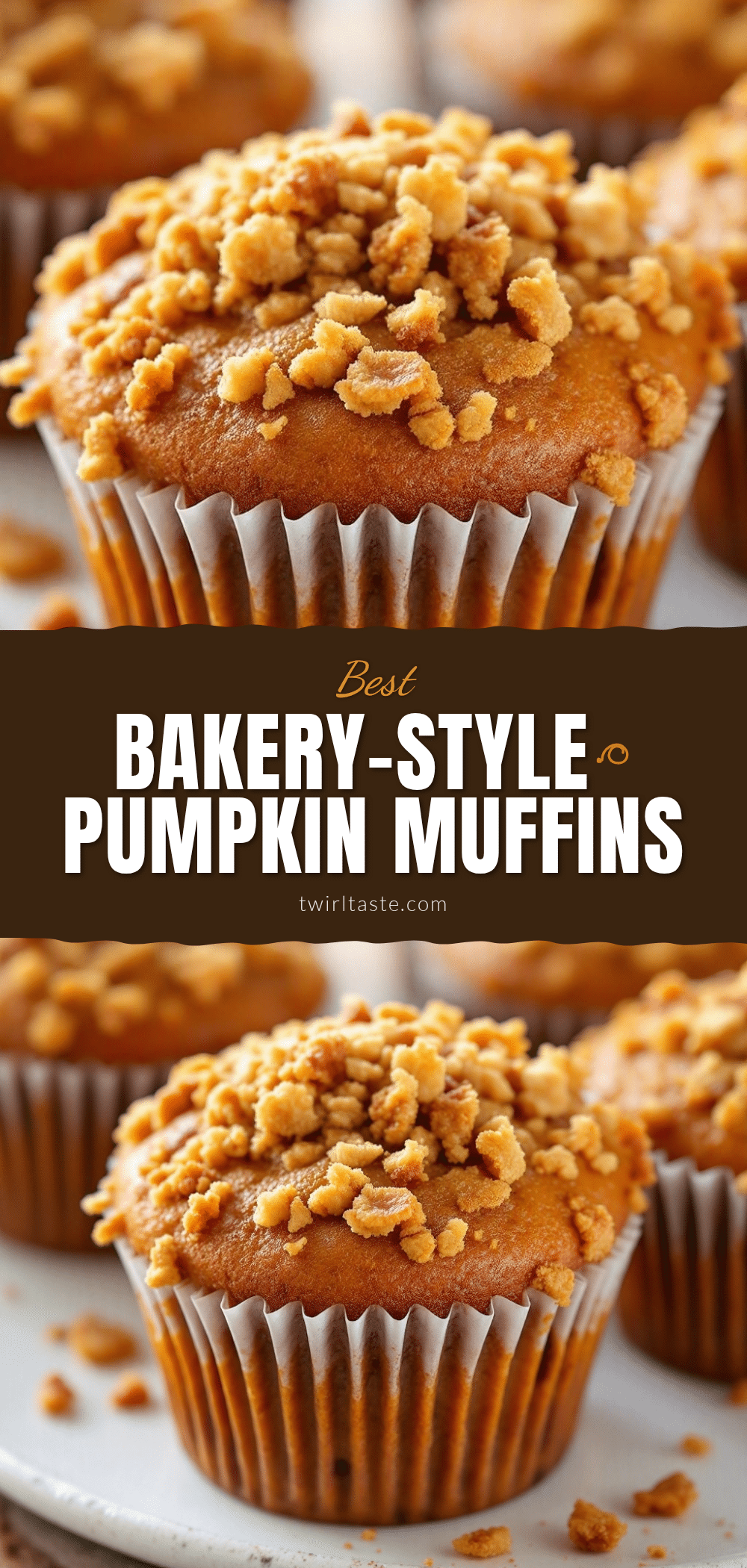 bakery-style pumpkin muffins recipe