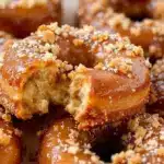 best easy baked apple cider donuts with cinnamon sugar - featured image