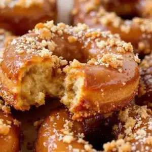 best easy baked apple cider donuts with cinnamon sugar - featured image