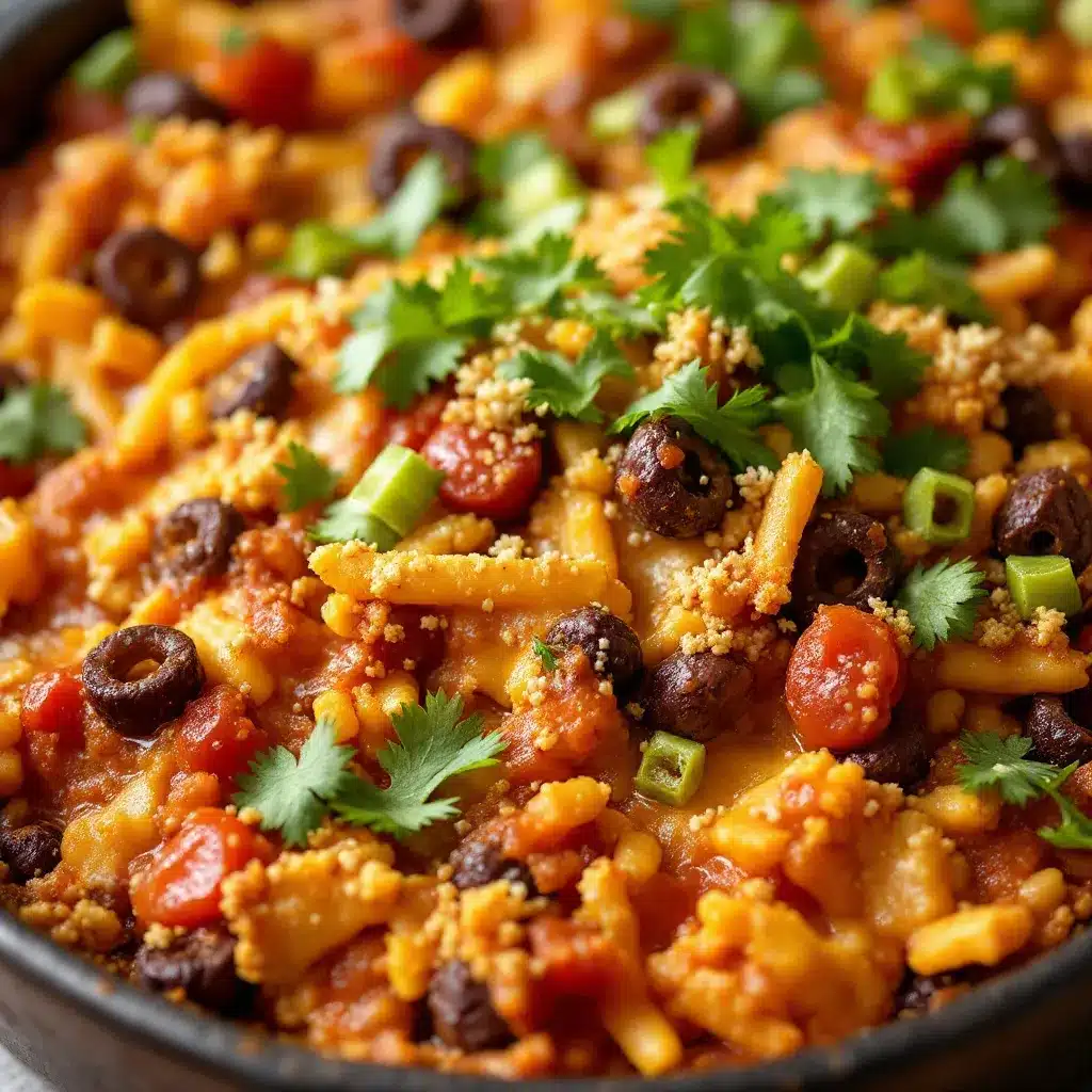 Best Loaded Nacho Football Casserole preparation steps