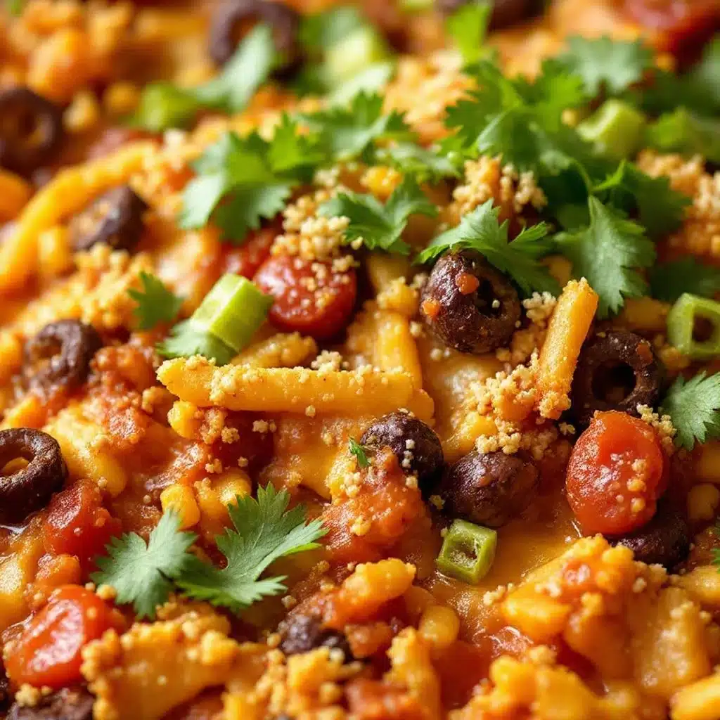 Best Loaded Nacho Football Casserole - featured image
