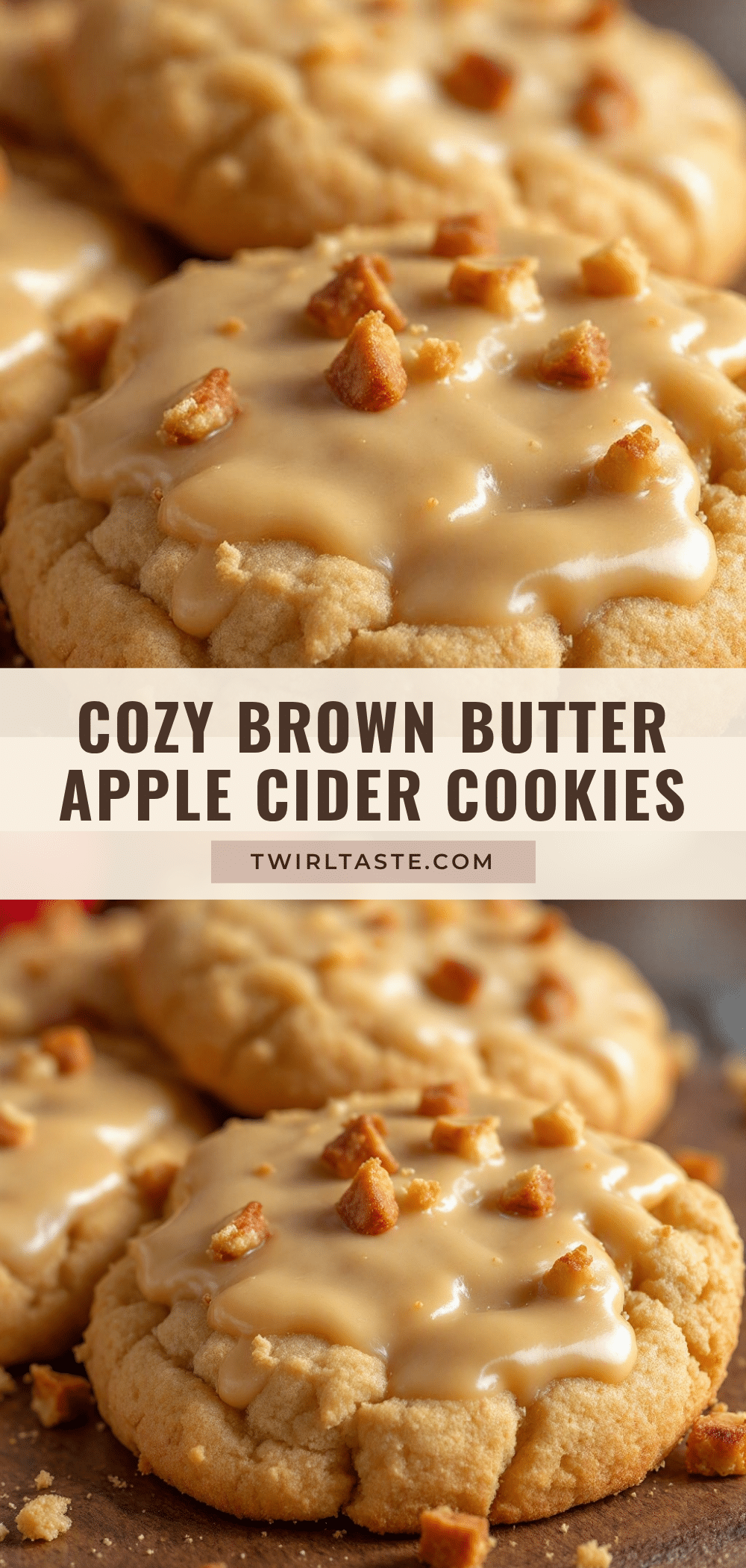 brown butter apple cider cookies recipe