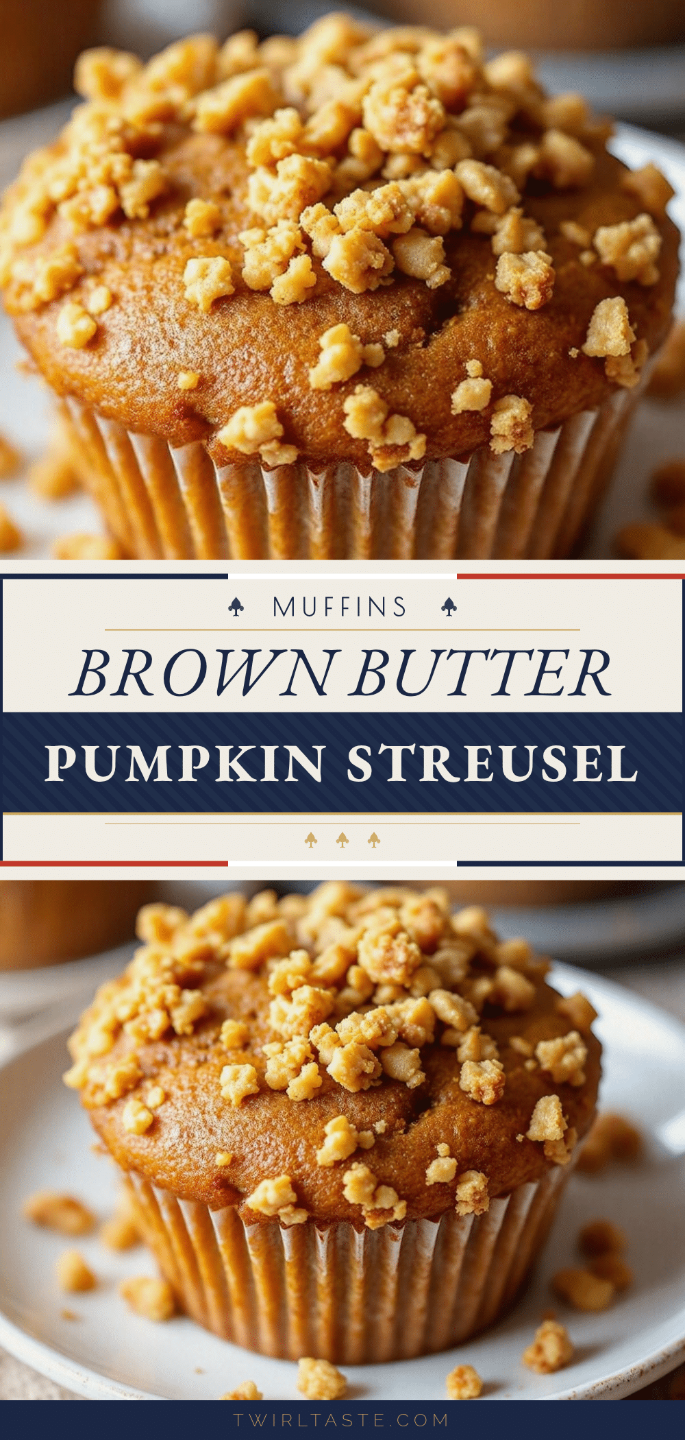 brown butter pumpkin muffins recipe