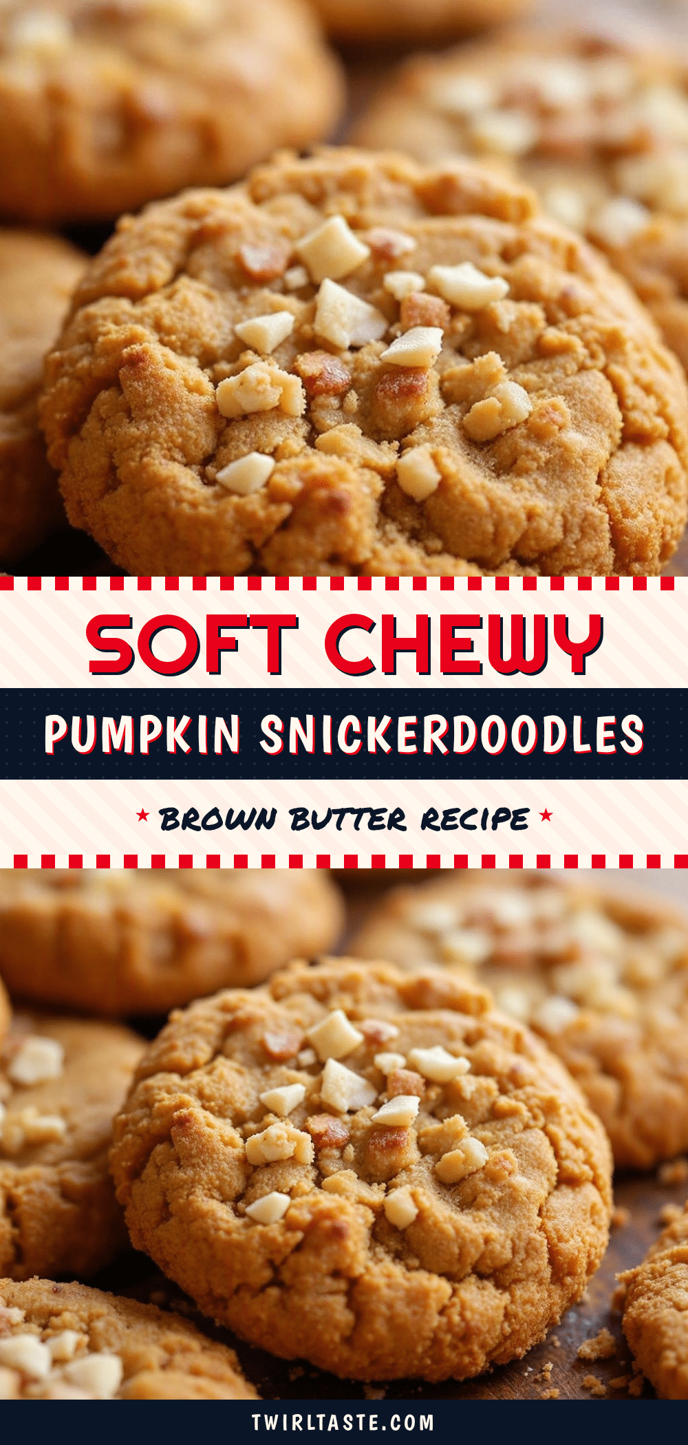 brown butter pumpkin snickerdoodles recipe