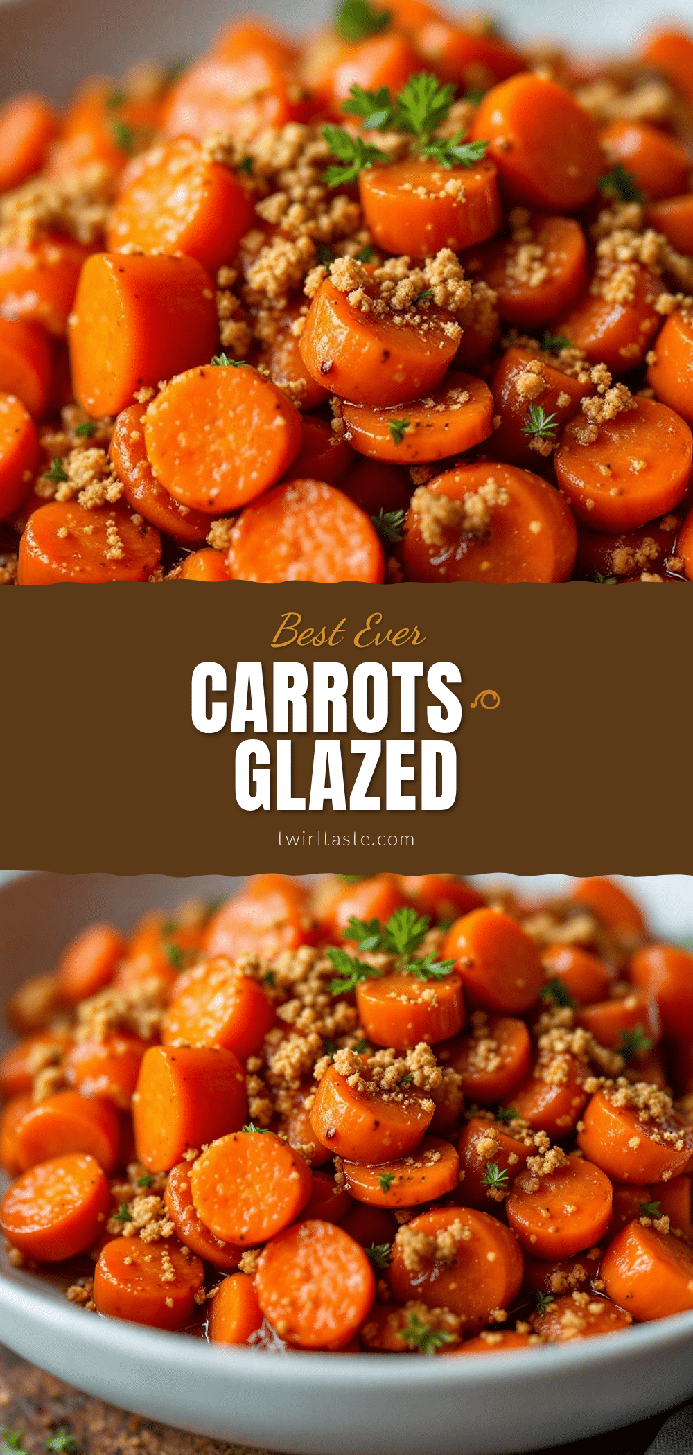 brown sugar bourbon glazed carrots recipe