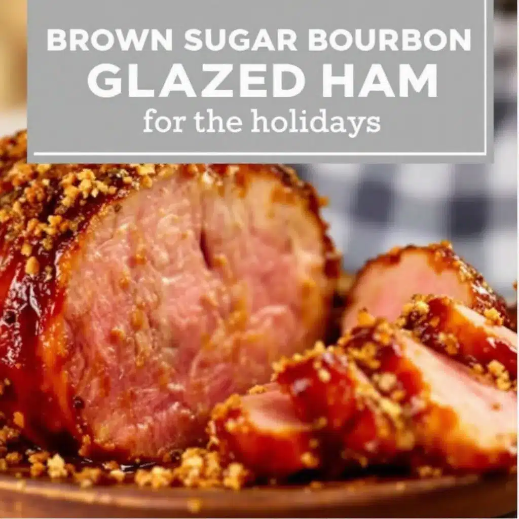 brown sugar bourbon glazed ham preparation steps