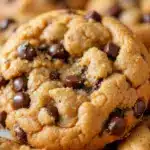 chewy brown butter chocolate chip cookies - featured image